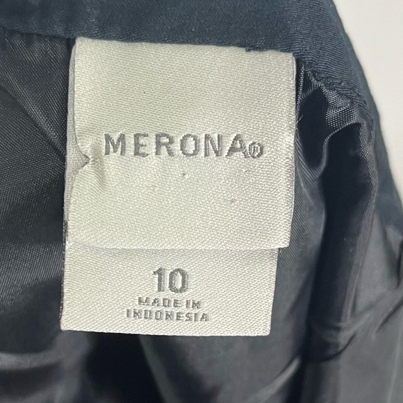Merona Black Skirt Size 10 - Picture 4 of 6